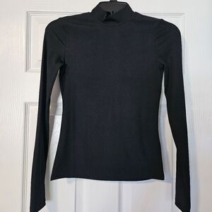 Black Turtleneck Top